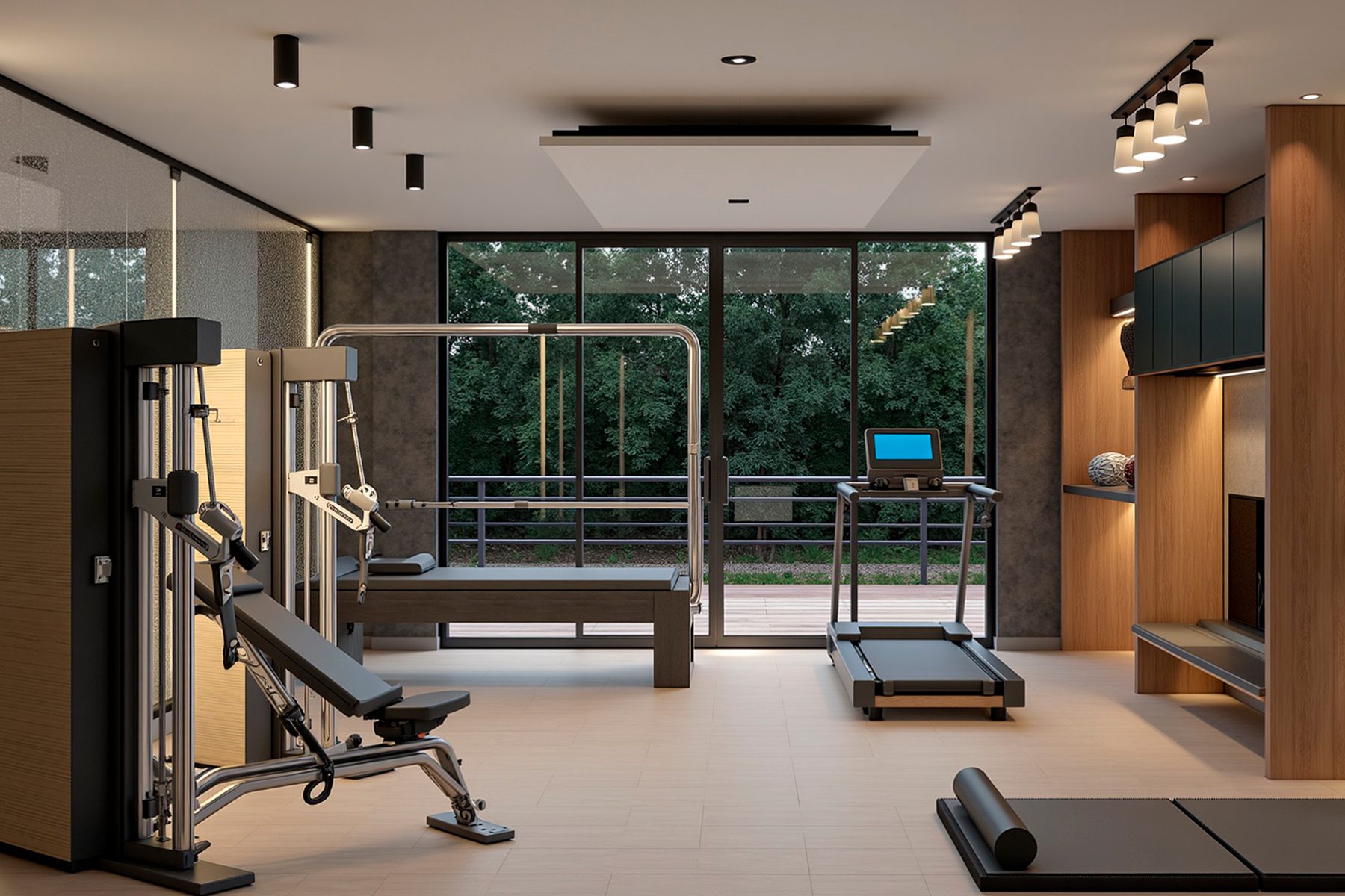 Projeto de arquitetura destinado a área de galeria referente a sessão de projetos de area de lazer