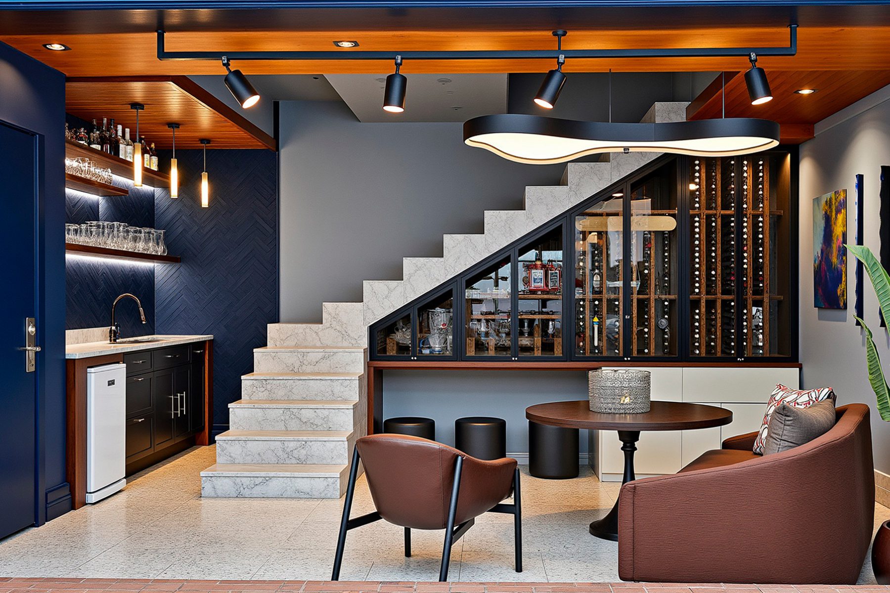 Projeto de arquitetura destinado a área de galeria referente a sessão de projetos de area de lazer