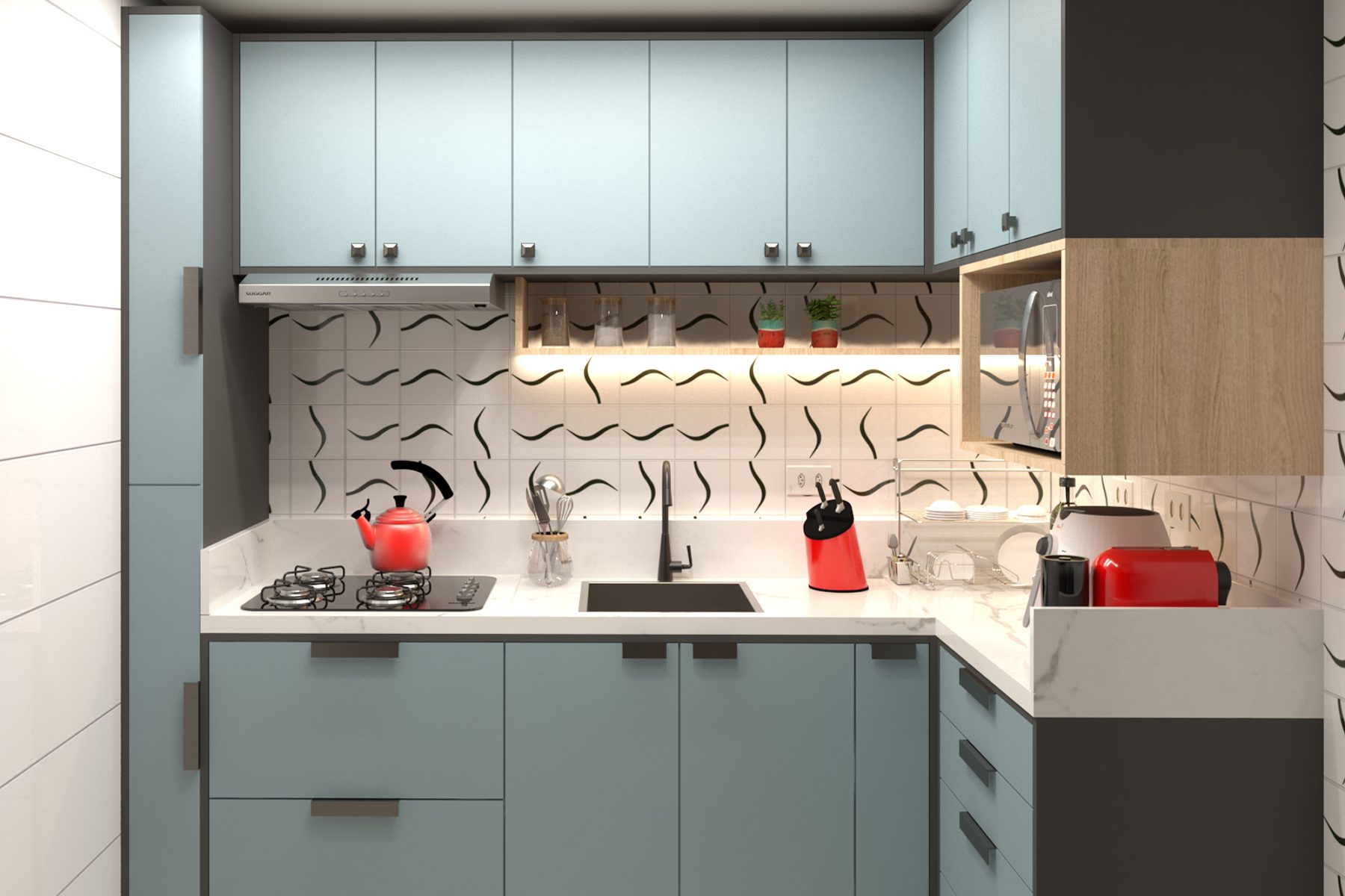 Projeto destinado a área de galeria da projetos de arquitetura