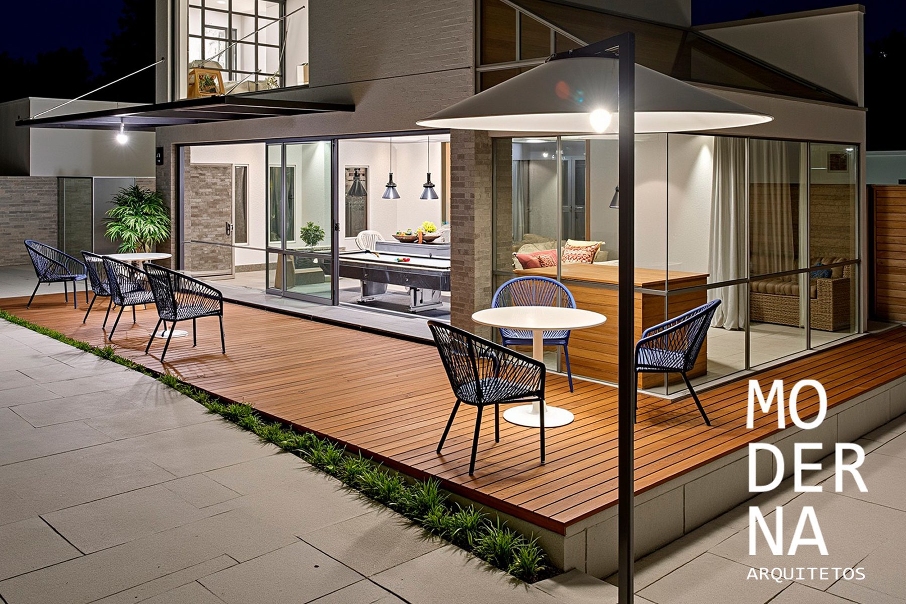 Projeto de arquitetura destinado a área de galeria referente a sessão de projetos de area de lazer