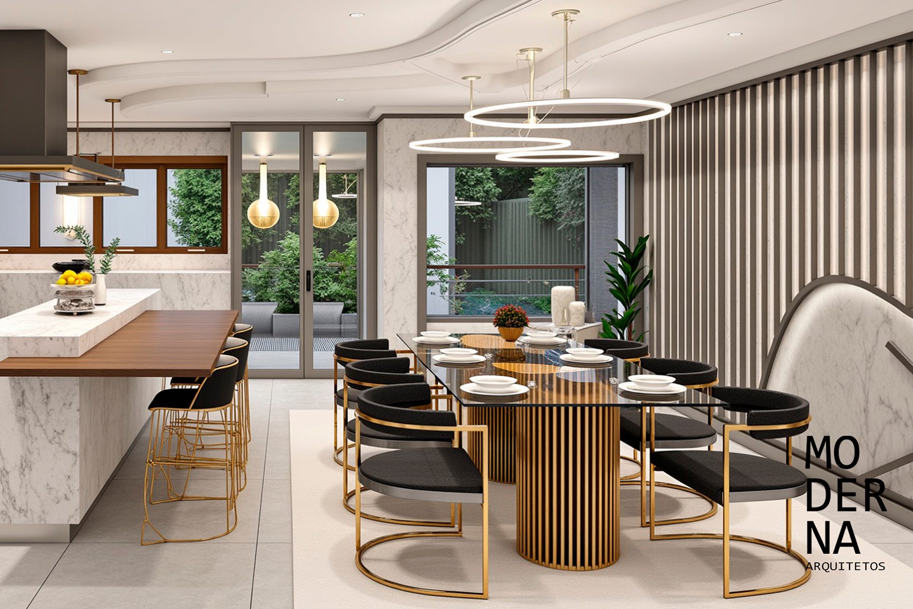 Projeto destinado a área de galeria da projetos de arquitetura