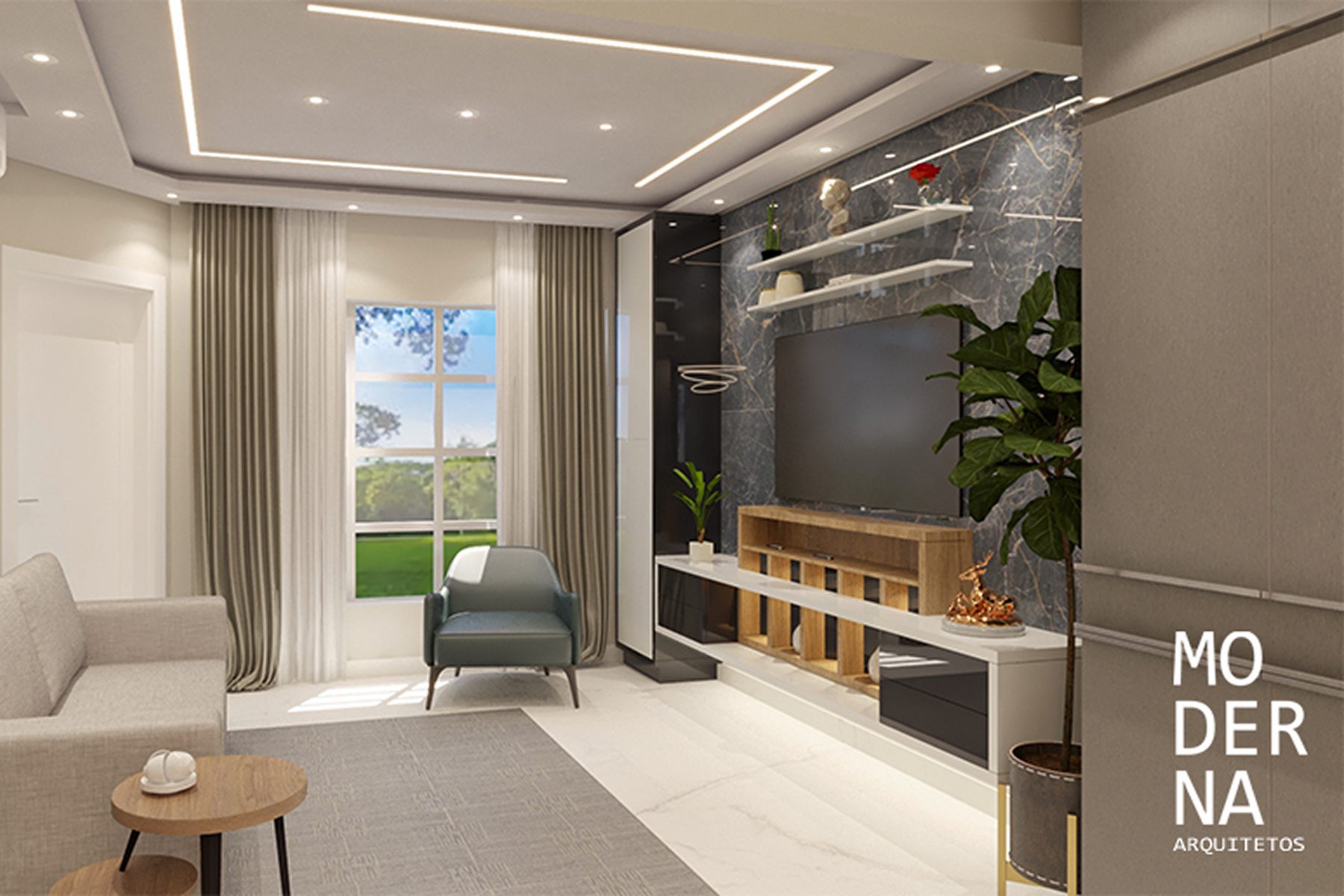 Projeto destinado a área de galeria da projetos de arquitetura