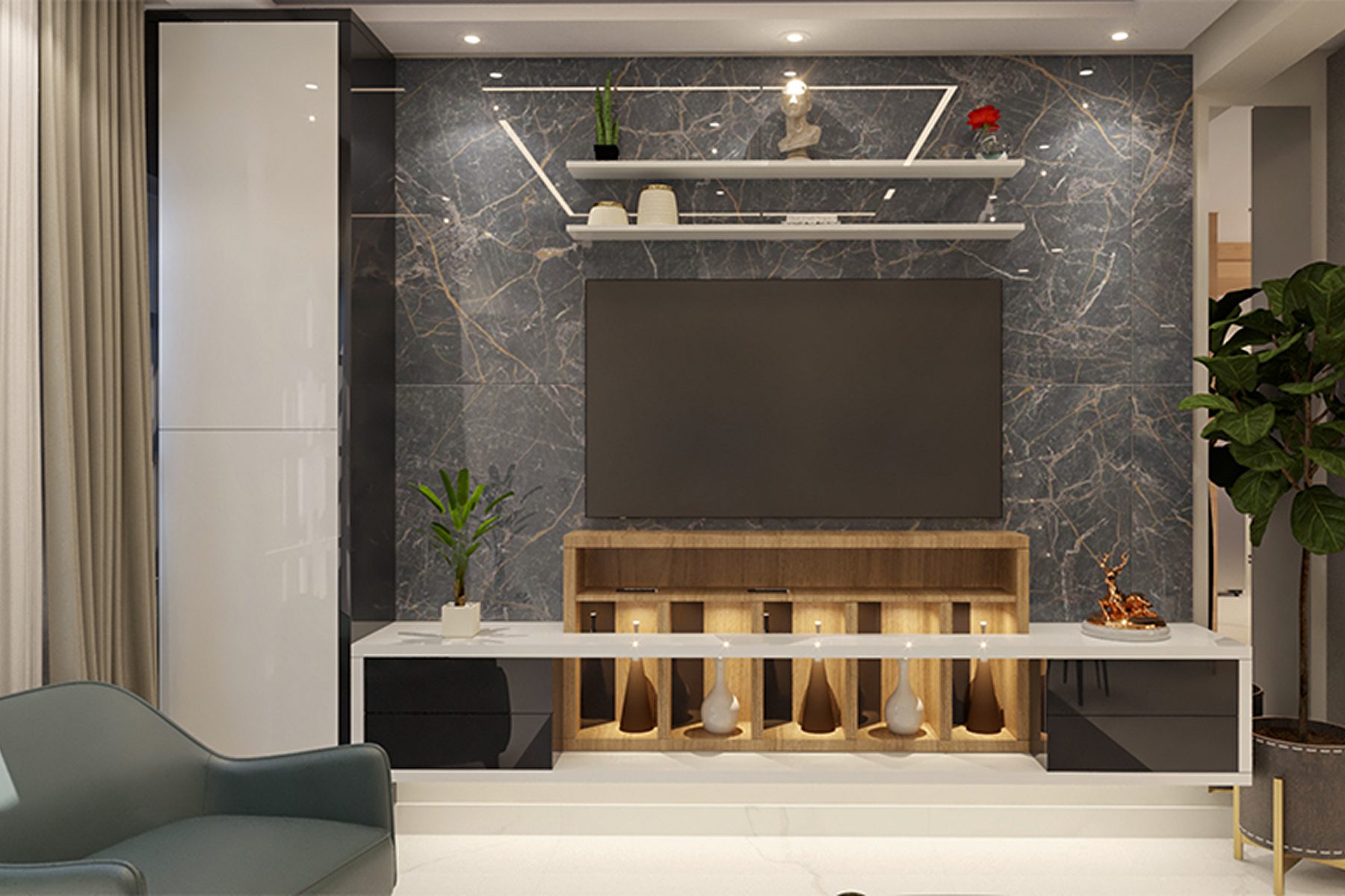 Projeto destinado a área de galeria da projetos de arquitetura