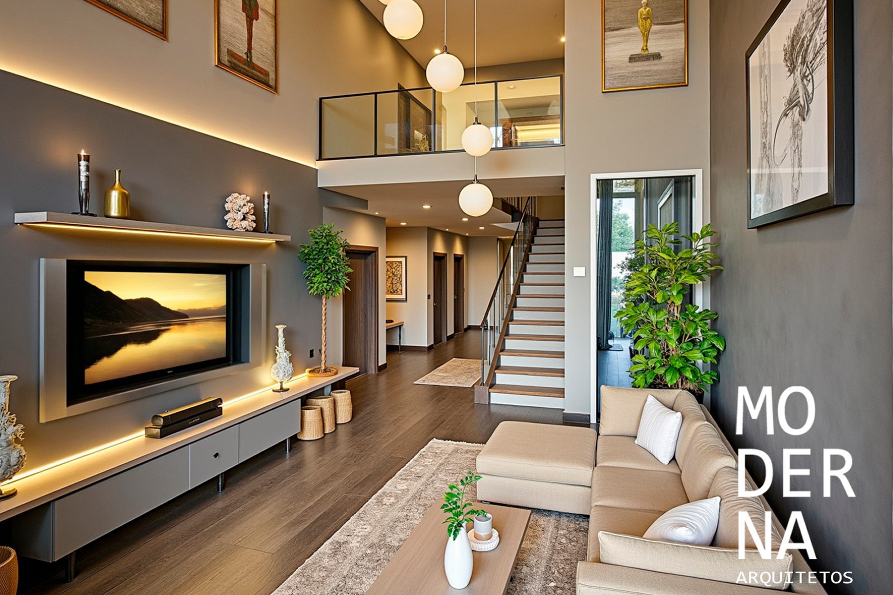 Projeto destinado a área de galeria da projetos de arquitetura