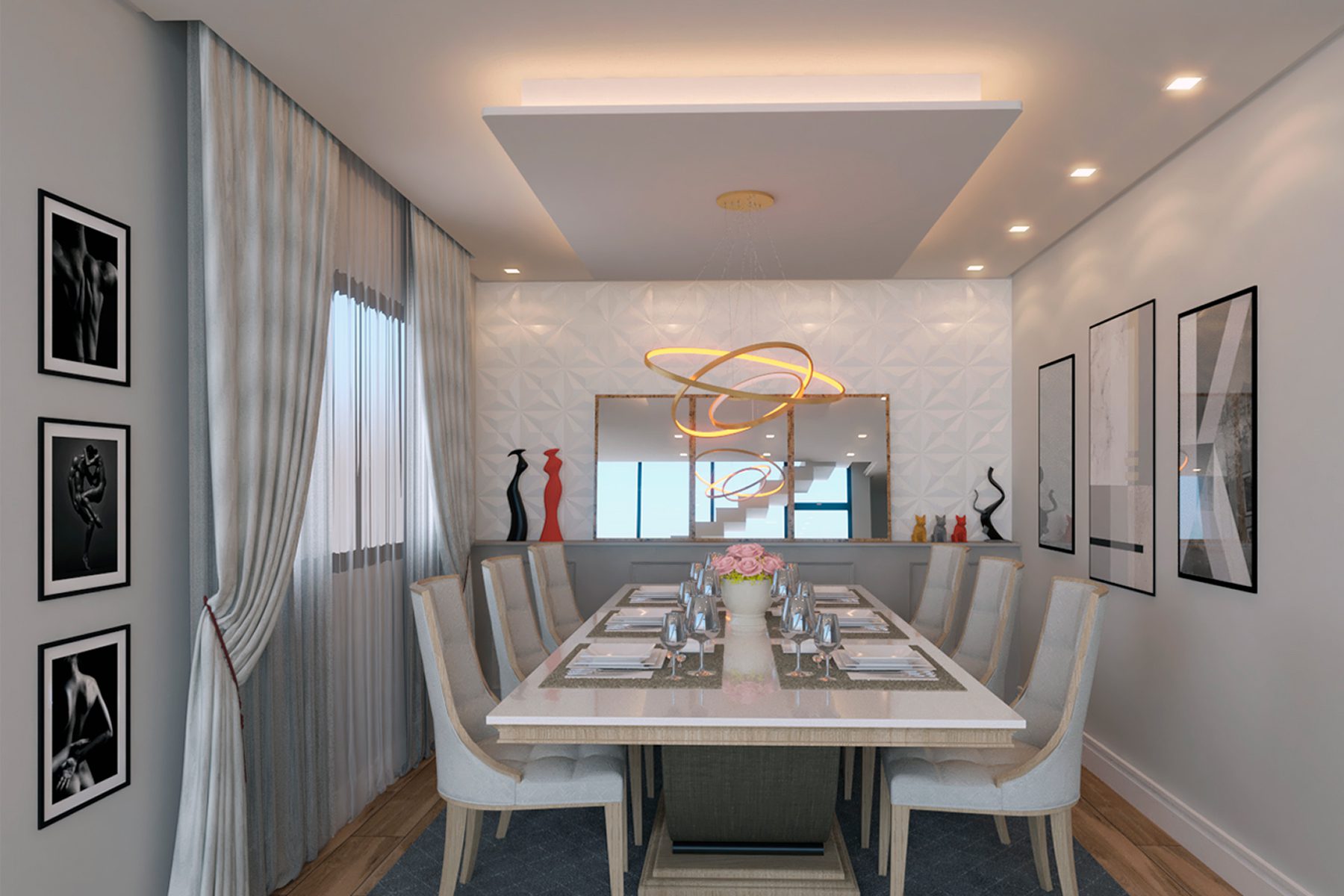 Projeto destinado a área de galeria da projetos de arquitetura