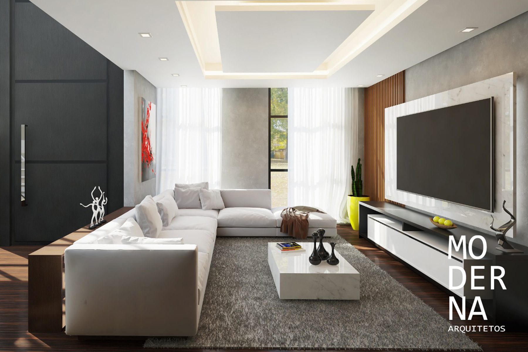 Projeto destinado a área de galeria da projetos de arquitetura