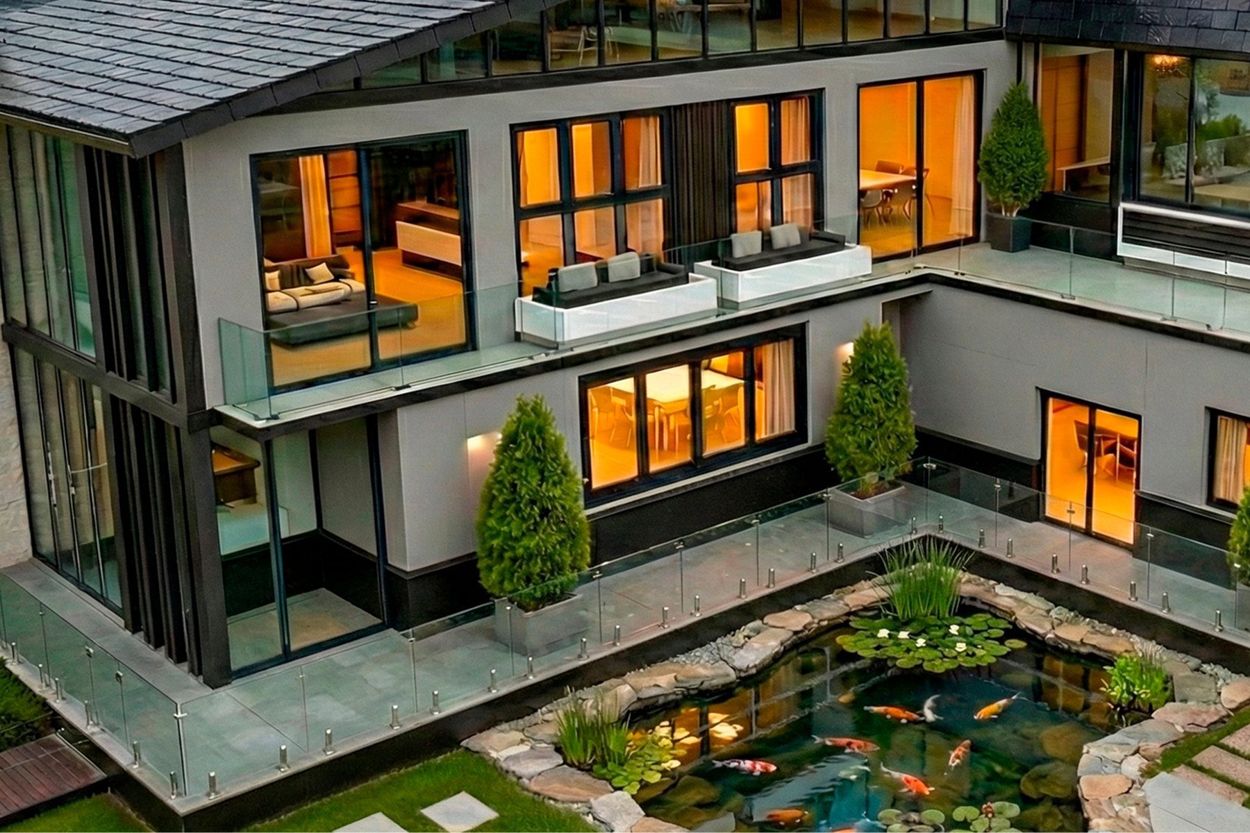 Projeto de arquitetura destinado a área de galeria referente a sessão de projetos de fachadas