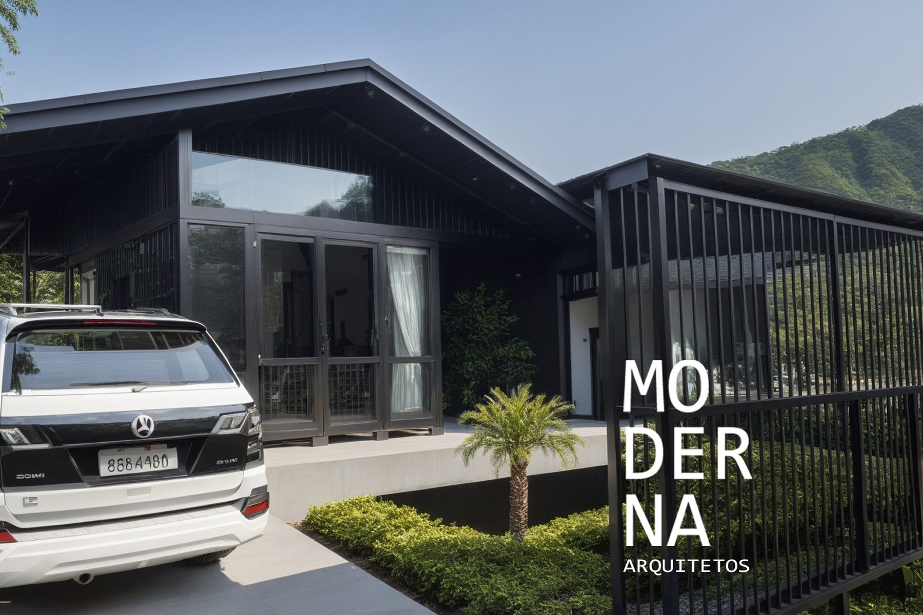 Projeto de arquitetura destinado a área de galeria referente a sessão de projetos de fachadas