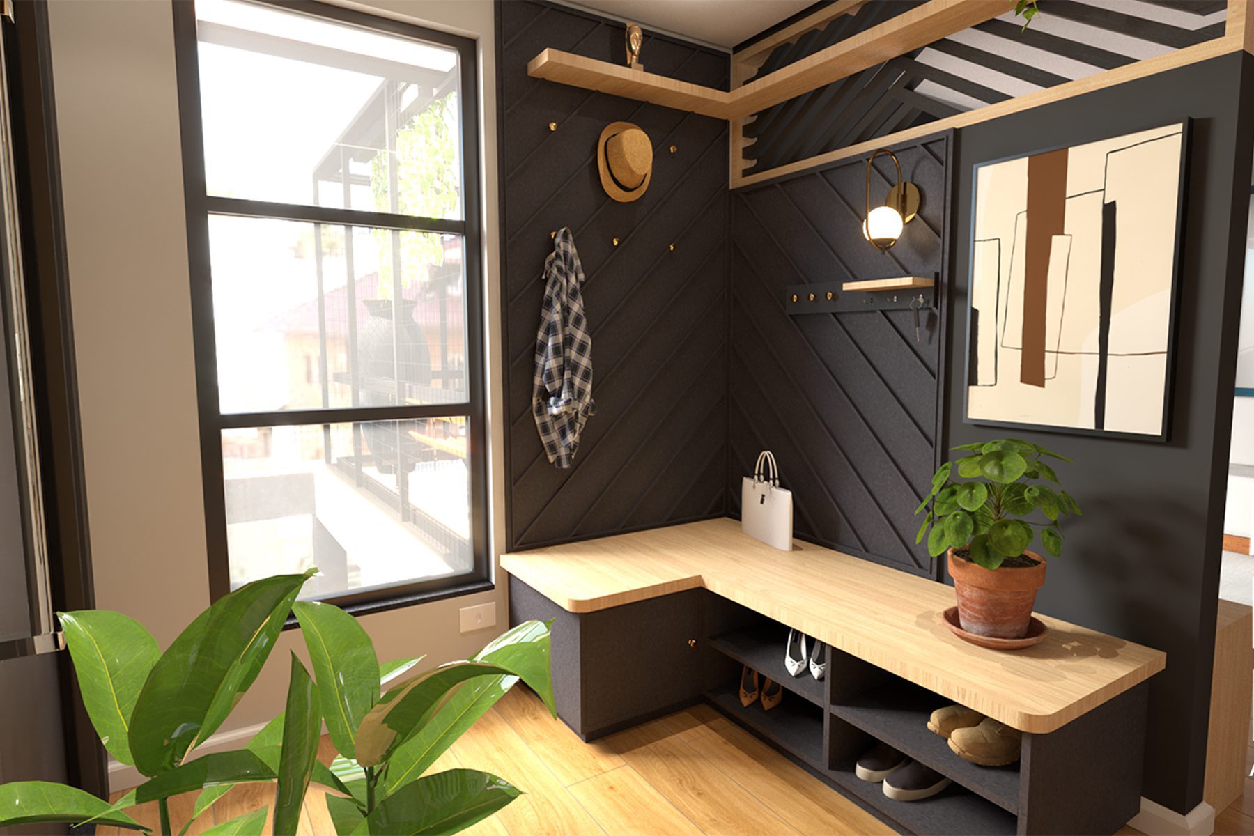 Projeto destinado a área de galeria da projetos de arquitetura