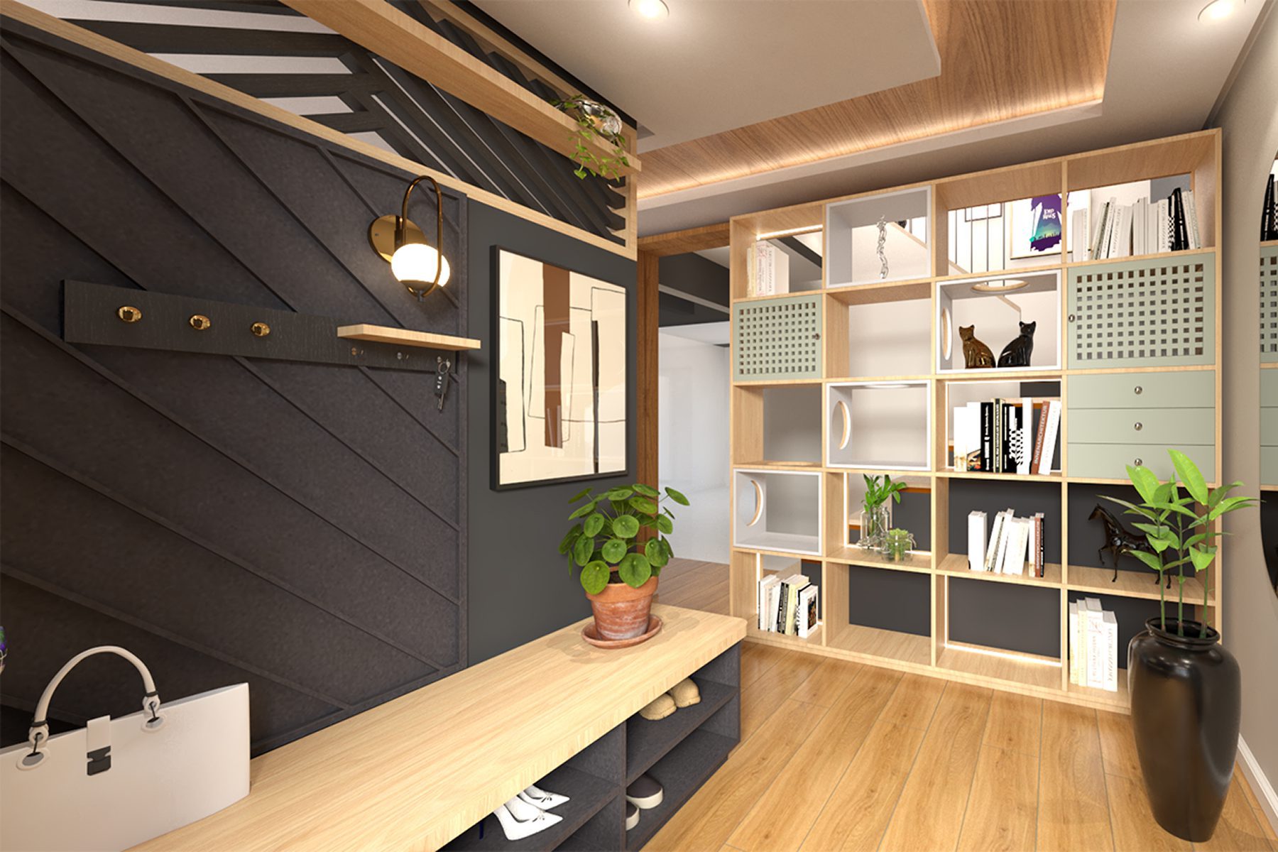 Projeto destinado a área de galeria da projetos de arquitetura