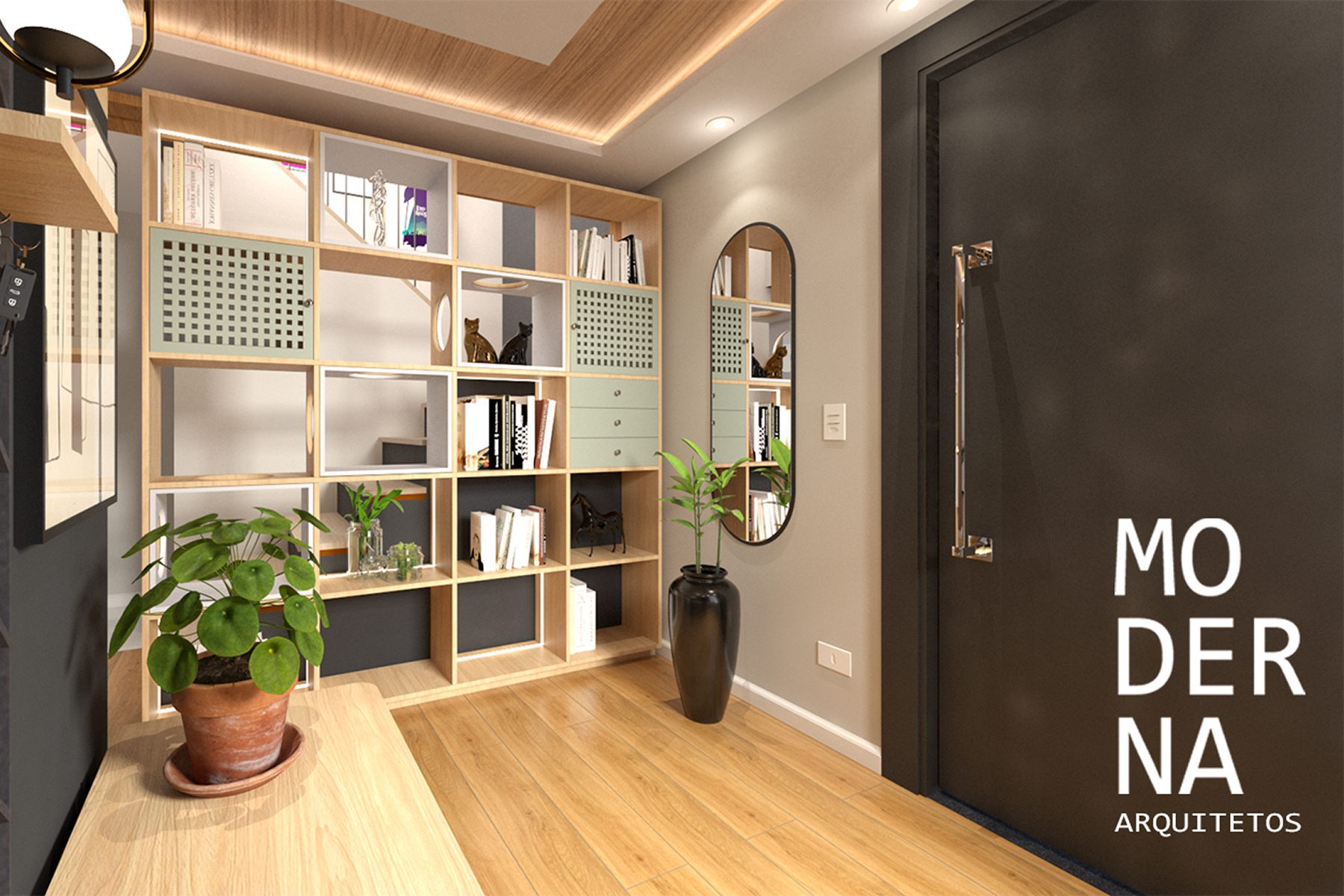 Projeto destinado a área de galeria da projetos de arquitetura