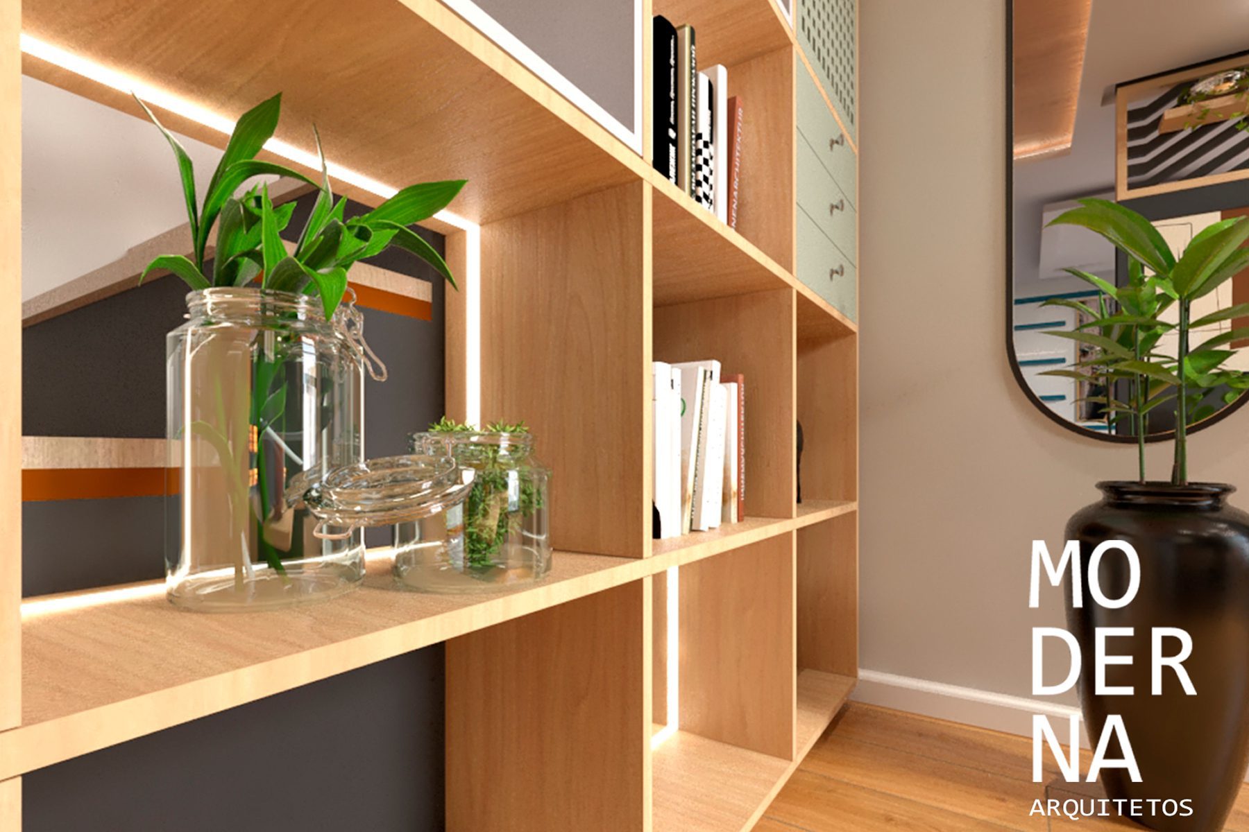 Projeto destinado a área de galeria da projetos de arquitetura