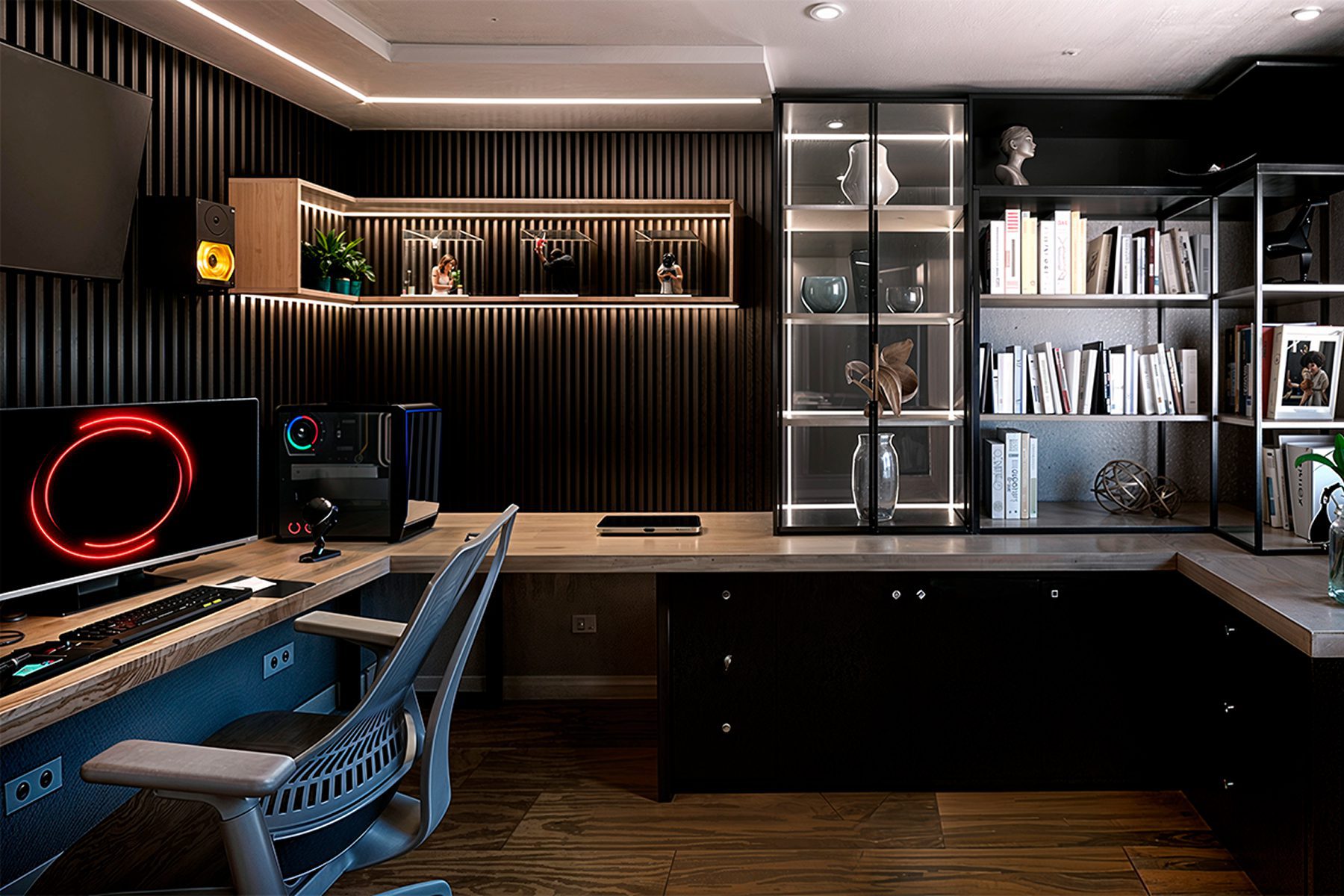 Projeto destinado a área de galeria da projetos de arquitetura