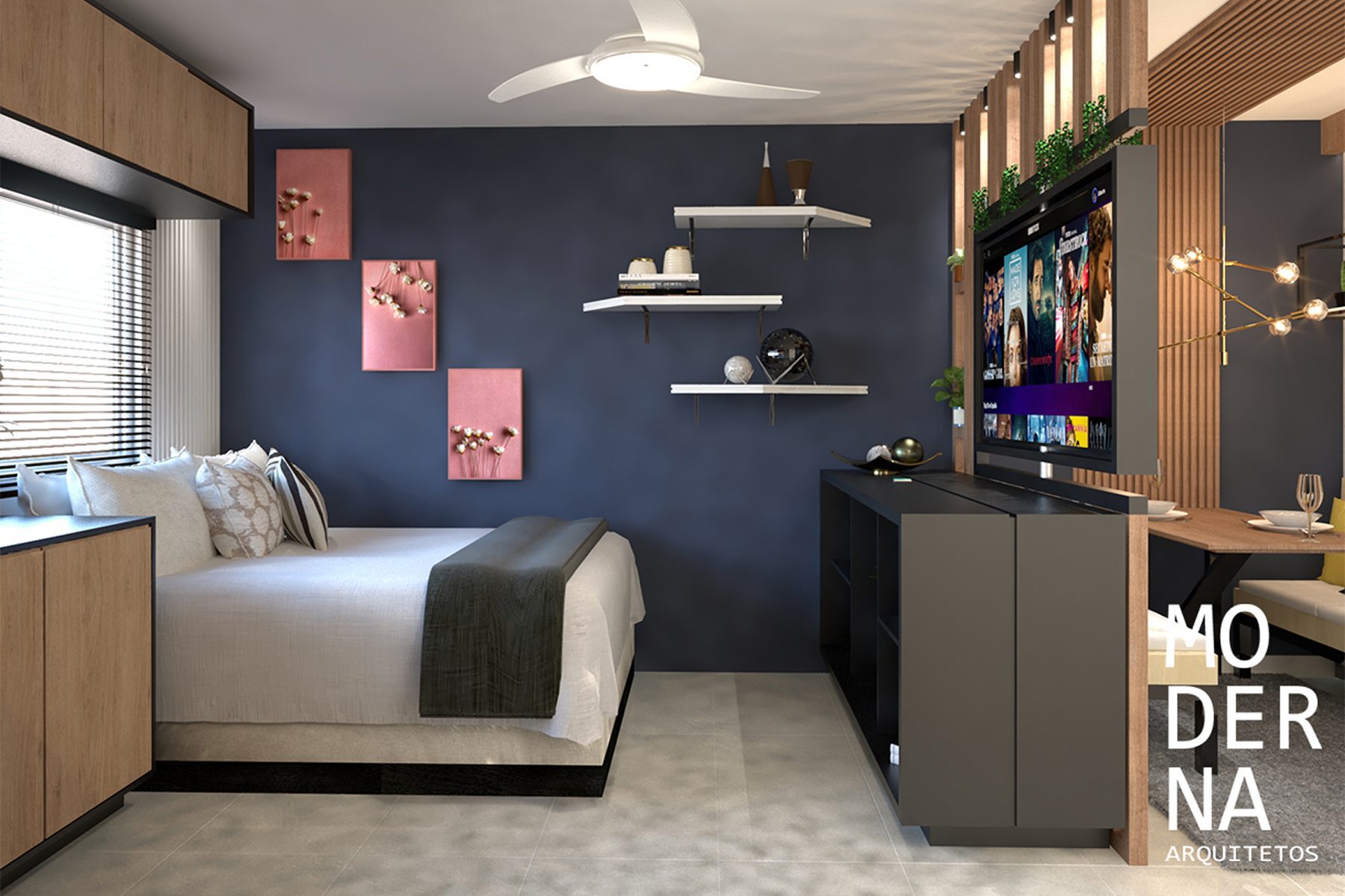 Projeto destinado a área de galeria da projetos de arquitetura